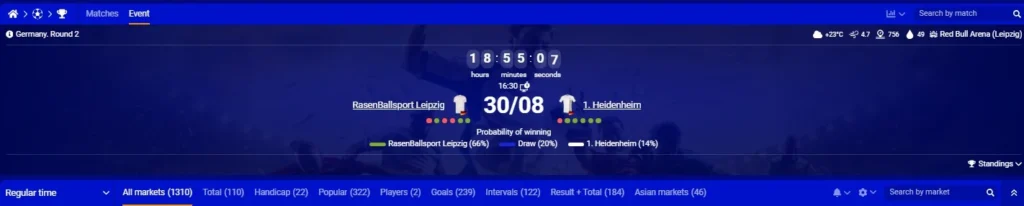 live betting paripesa ZA